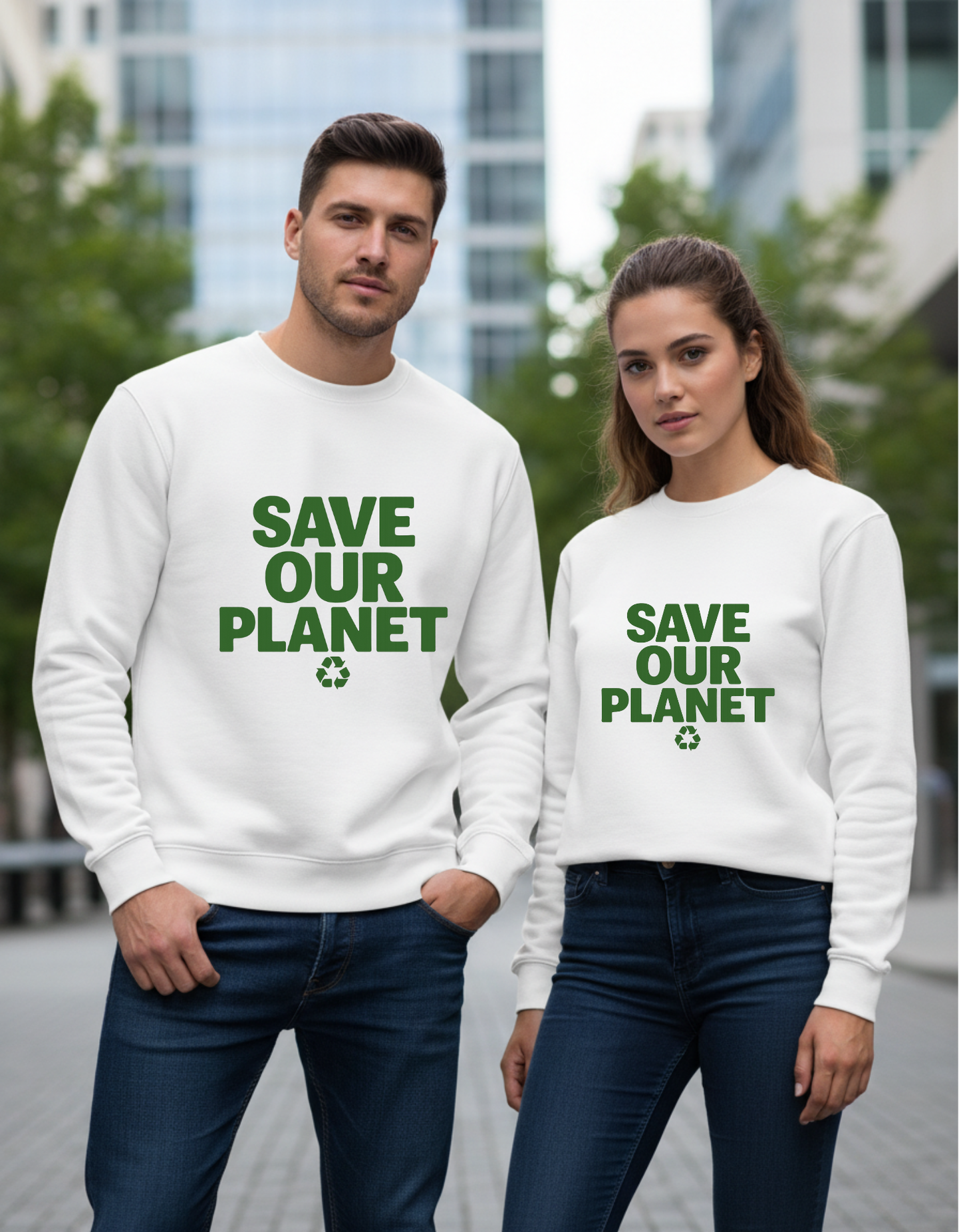 Unisex Sweatshirt Save Planet