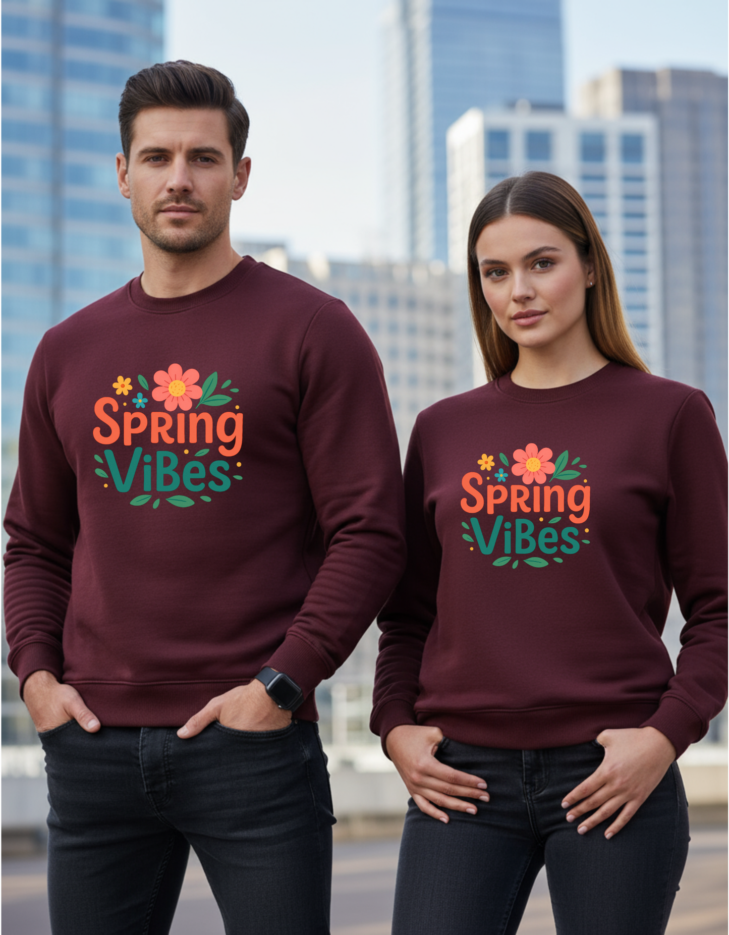 Unisex Sweatshirt Spring Vibes