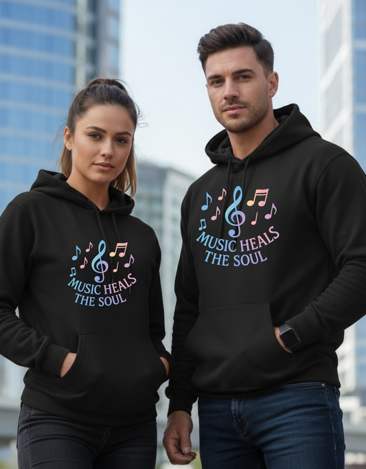 Unisex Hoodie Music Heal Soul