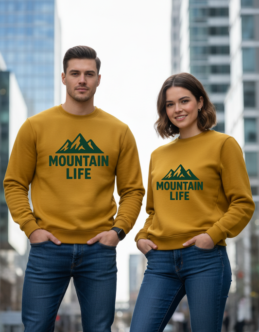Unisex Sweatshirt Mountain Life