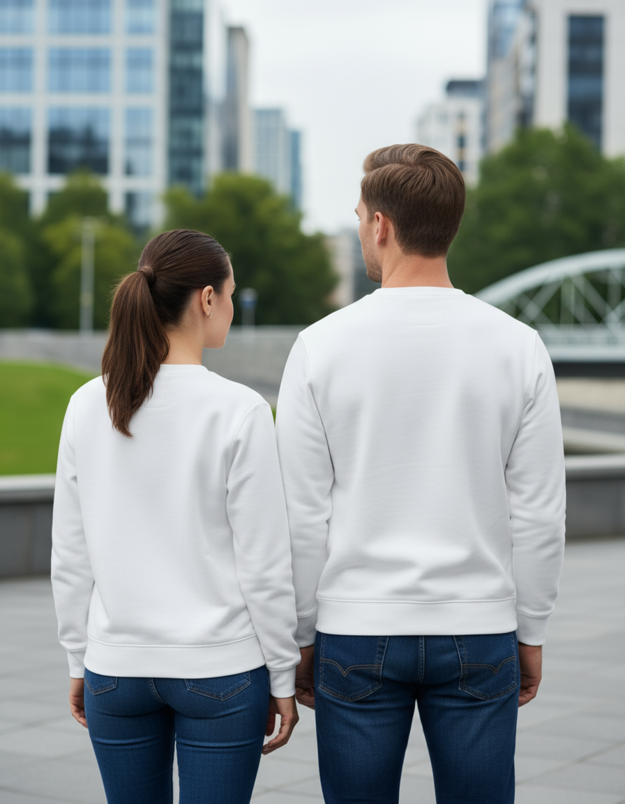Back view of WILD HEART sweatshirts