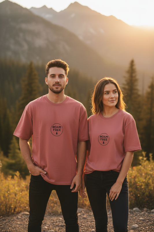 Both models in portrait format with mountain background