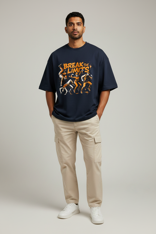 Men's Terry Oversized Break Limits Tee