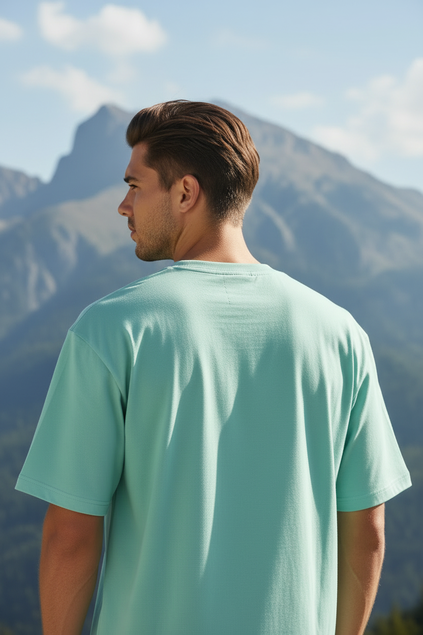 Mint Green Tee - Back View