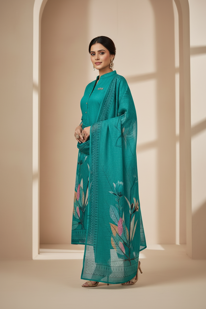 Teal Suit – New Pose
