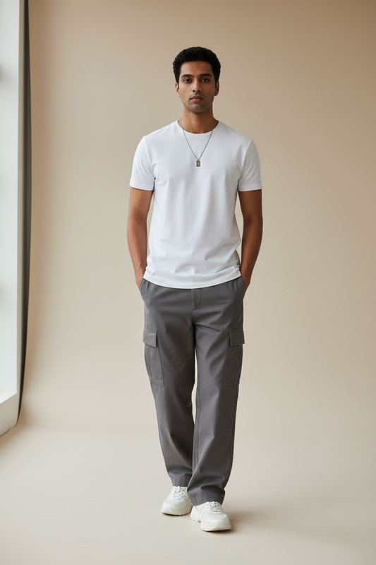 White Supima Plane T-Shirt